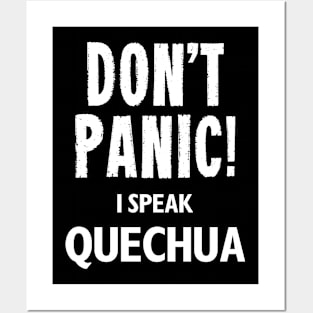 Don't Panic! I Speak Quechua Posters and Art